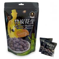 *[富強森-強森先生] 竹炭花生(枕包-分享包－素)160g*1包/~嚴選台灣在地花生、粒粒大顆飽滿,美味好味道 外皮香酥脆，花生味道濃